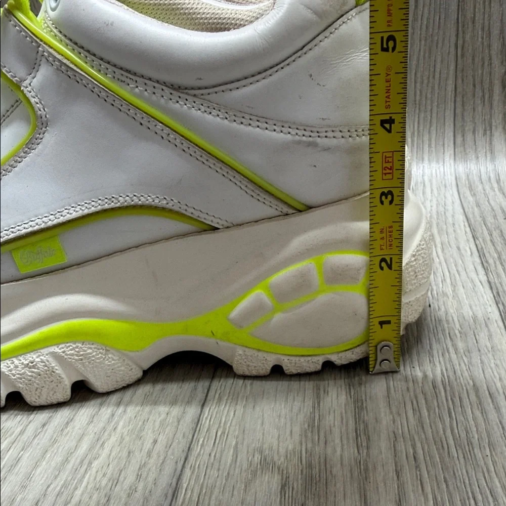 Buffalo Platform Sneakers with Neon Accents